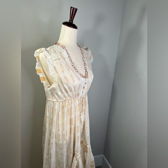 #126 $136 Retail Cotton High Low Cover Up - Picture 7 of 14